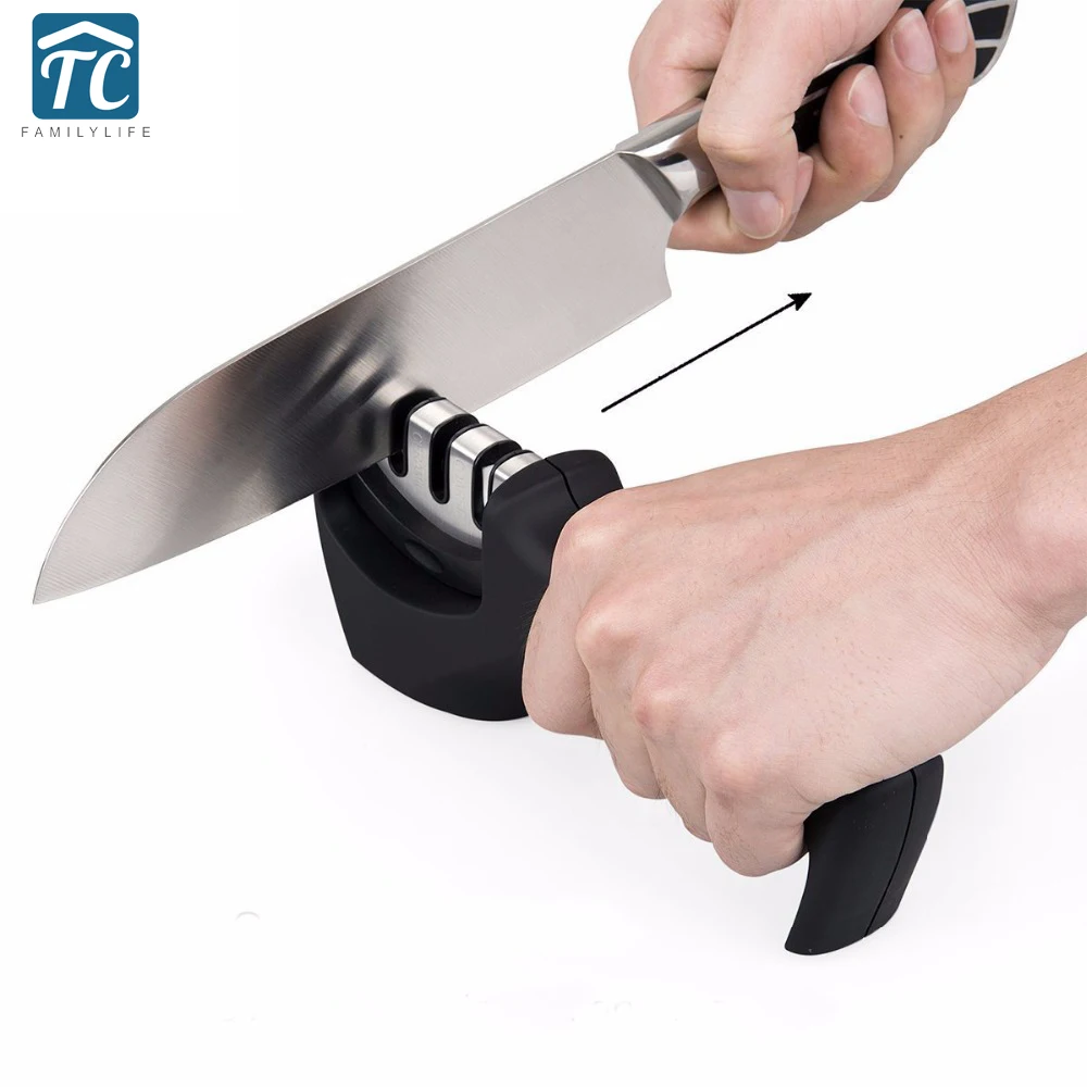 Professional Knife Sharpener Diamond Tungsten Steel Carbide Ceramic