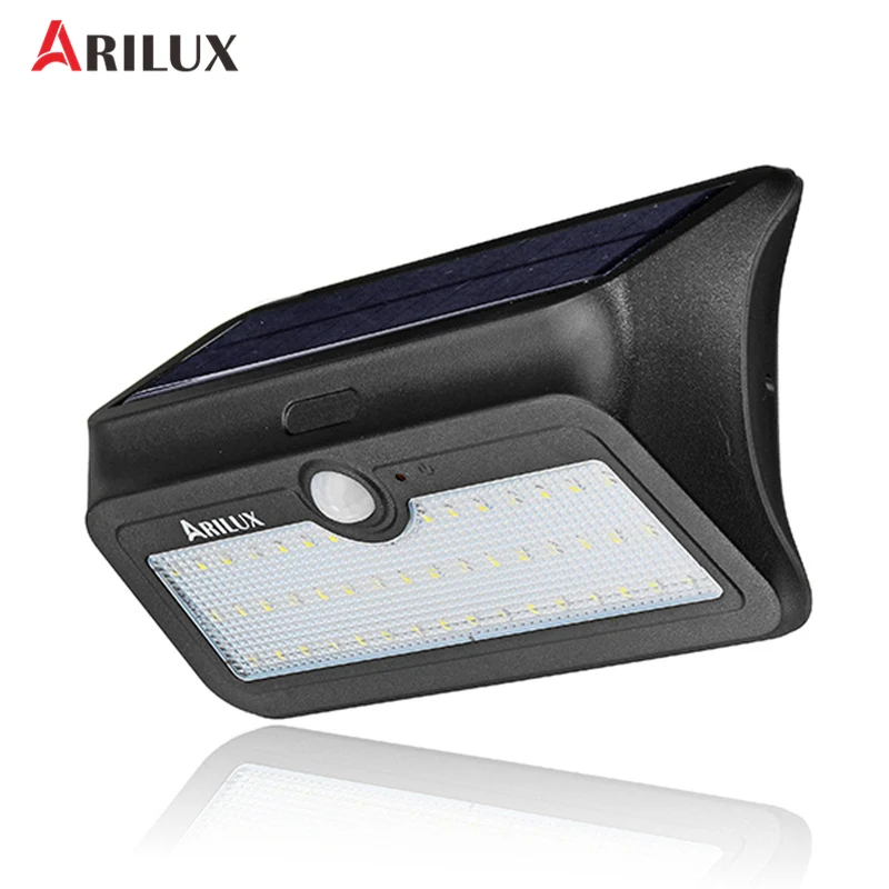 

ARILUX AL-SL19 46 Leds Solar Power Wall Light 2835SMD PIR Motion Sensor Garden Lamp Waterproof Security Outdoor Lamp