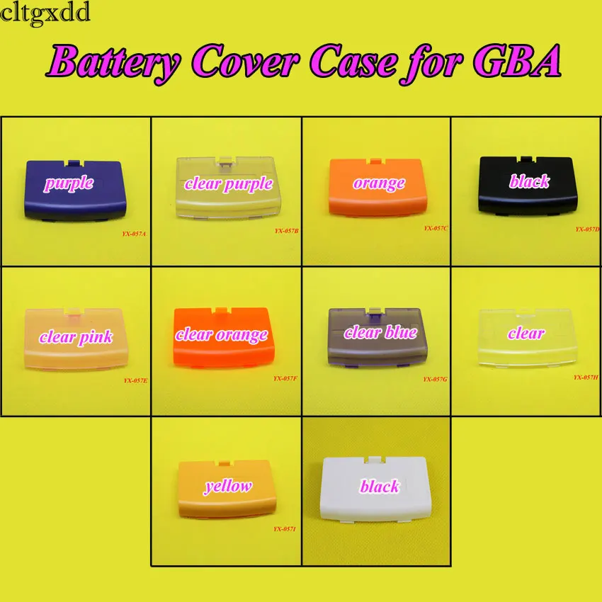 

cltgxdd 10color to choose For Gameboy Advance Replacement Battery Cover Lid Door for GBA Back Door Case