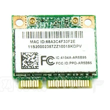 Atheros AR5B95 ATH-AR5B95 802.11B/G/N 150 Мбит/с Половина мини PCI-E WiFi беспроводная карта для IBM