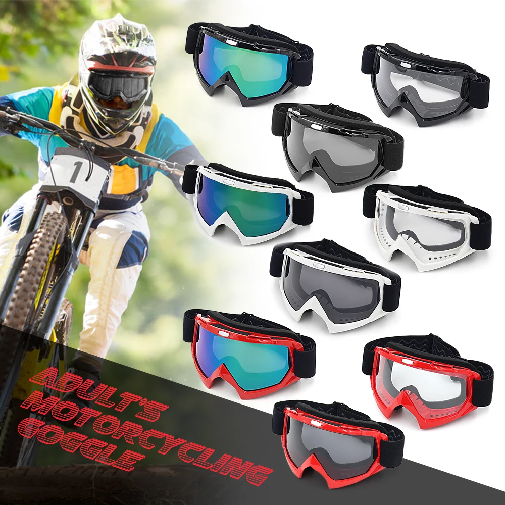 Outdoor Cycling Eyewear Motocross Goggles UV400 Protective Dustproof Windproof Motorcycle Helmet for Men Women | Спорт и развлечения