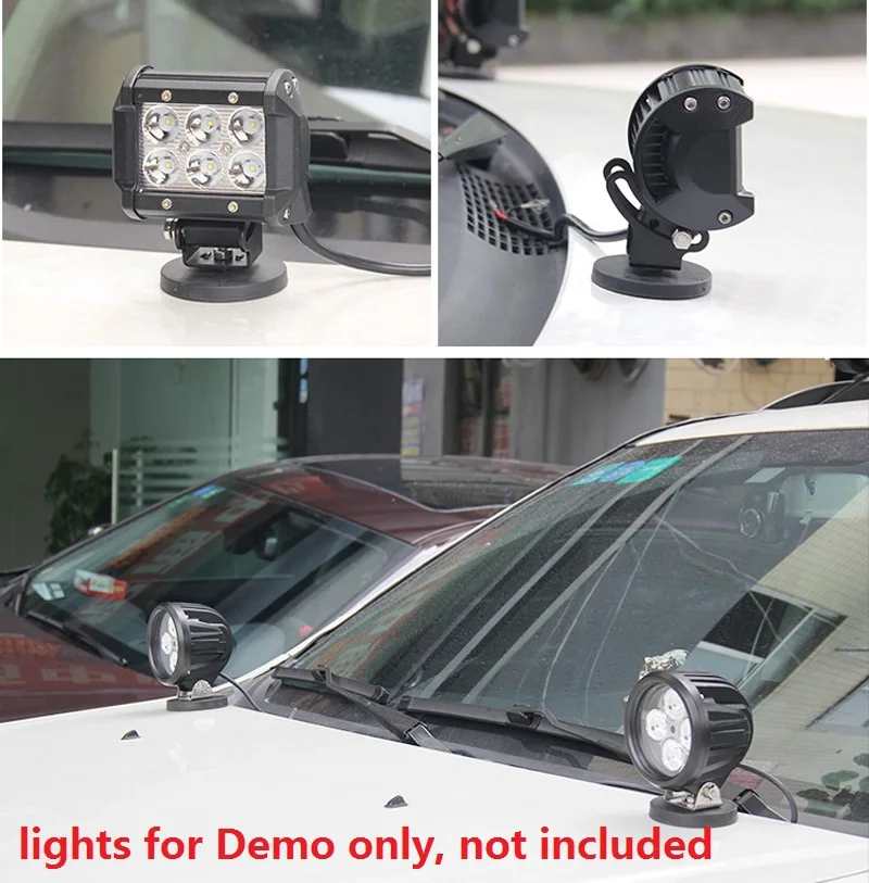Led light bar Magnetic Mounting bracket 4x4 Offroad Car truck ATV Spotlights Magnet stand holder Led driving head light Mounts