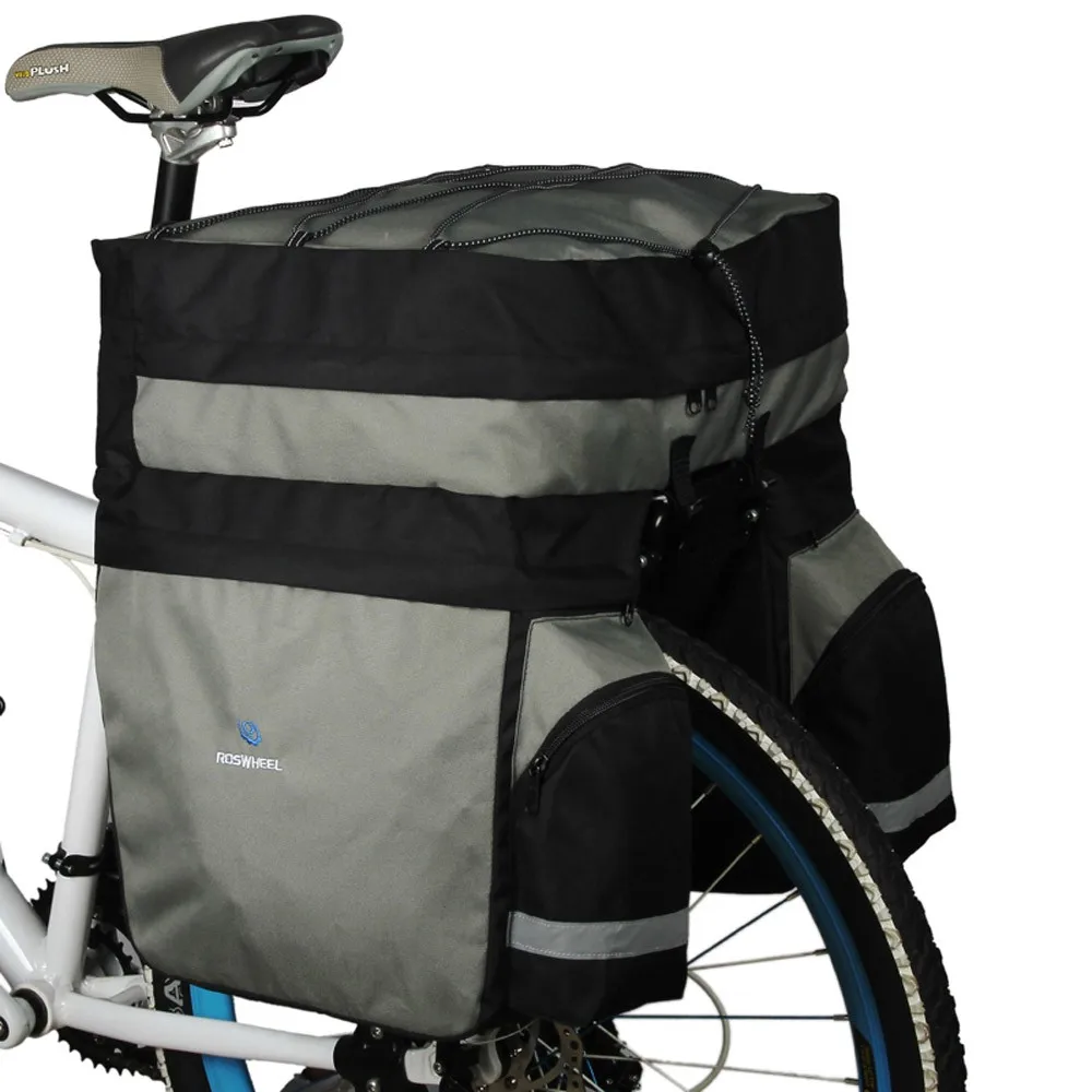 ROSWHEEL 60L Waterproof Cycling Travel Pannier Bag 3 In 1 Multi
