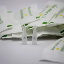 100 шт гигантские солнечные иглы для татуажа одноразовые Перманентный макияж бровей губ иглы колпачки для солнечного света татуировки машина Одиночная упаковка