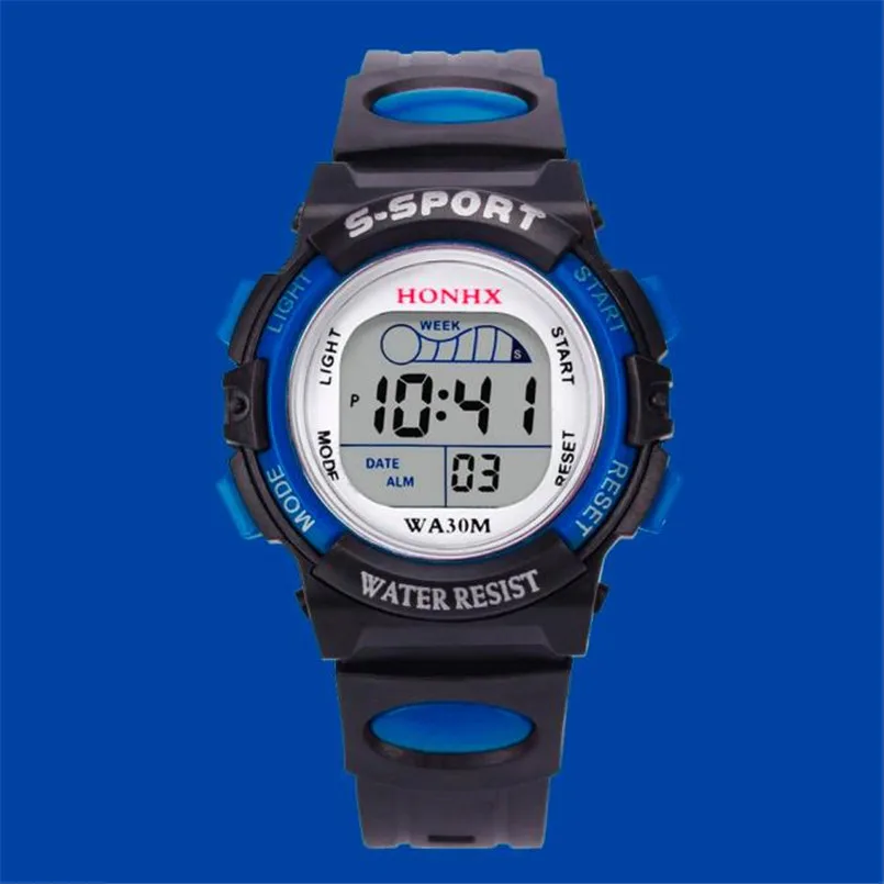 

Waterproof Children Boys Digital LED Sports Watch Kids Alarm Date Watch Gift Top Brand Luxury relogio masculino de luxo