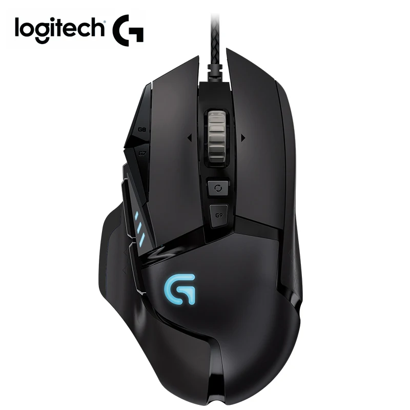 Logitech gaming mouse G502 PROTEUS SPECTRUM logitech Gaming Mice with 12000DPI RGB TUNABLE mouse for mouse gamer PUBG overwatch