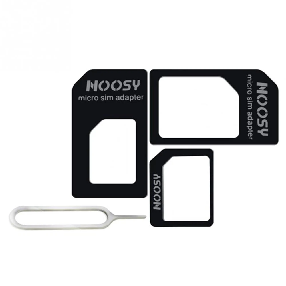 10 шт./лот 4 в 1 Nano SIM карты Адаптеры Micro стандартные адаптер Извлечение Pin для iphone 4S 5 6