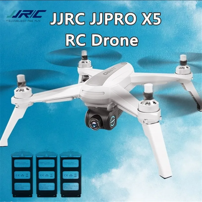 JJRC JJPRO X5 5G бесщеточный gps WiFi FPV RC Дрон позиционирование высота удержания с 1080P HD