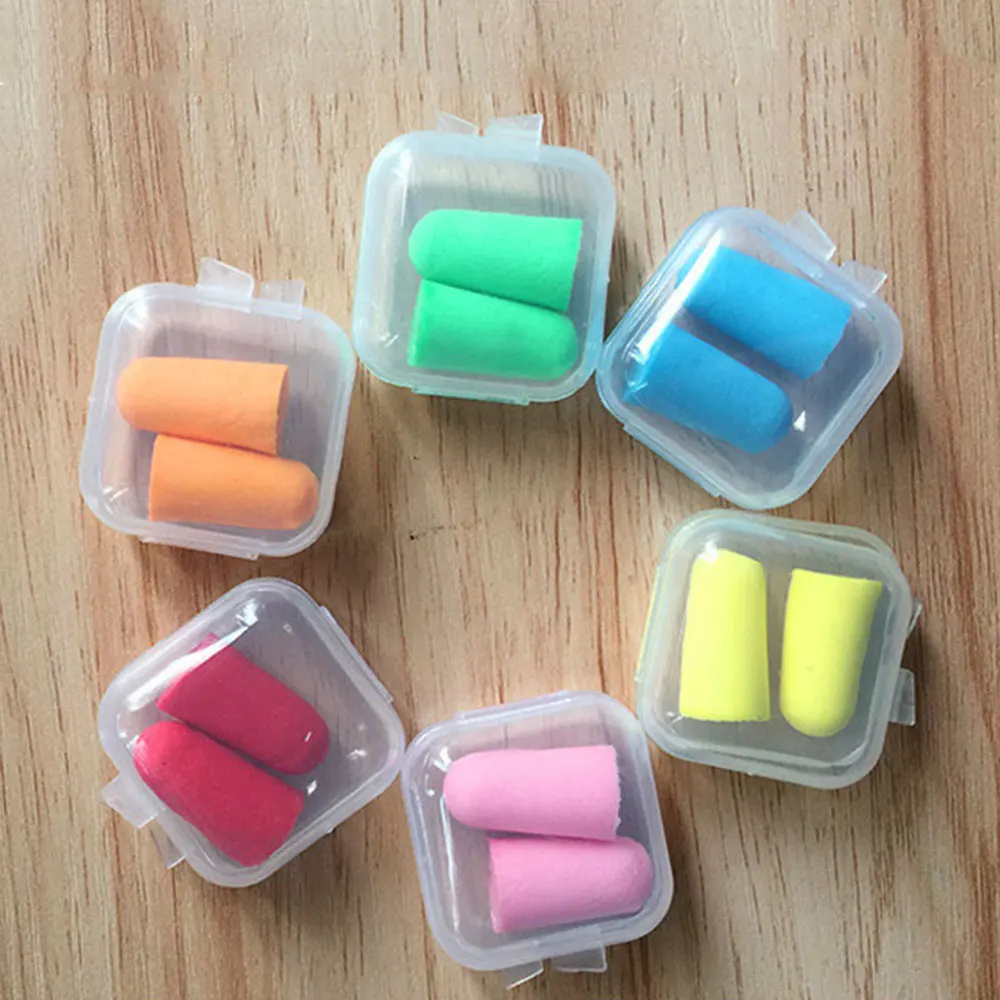 

10Pcs Mini Clear Plastic Small Box Hook Jewelry Earplugs Container Storage