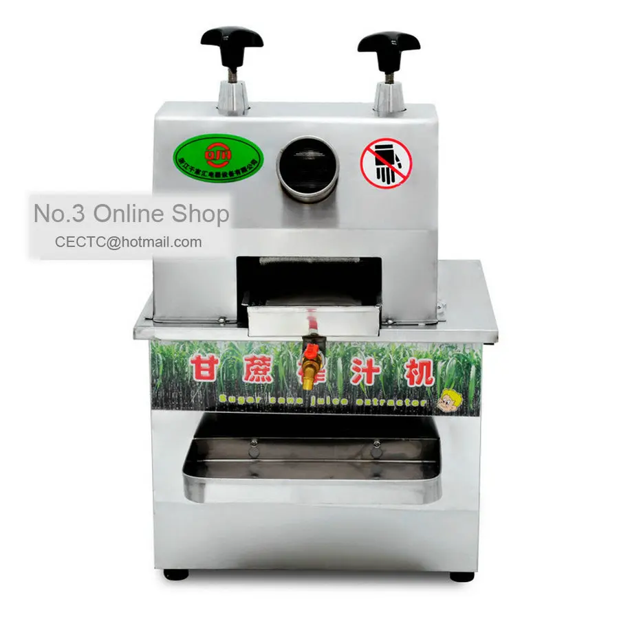 free ship 220V Stainless Steel desktop electric sugarcane juicer 750w