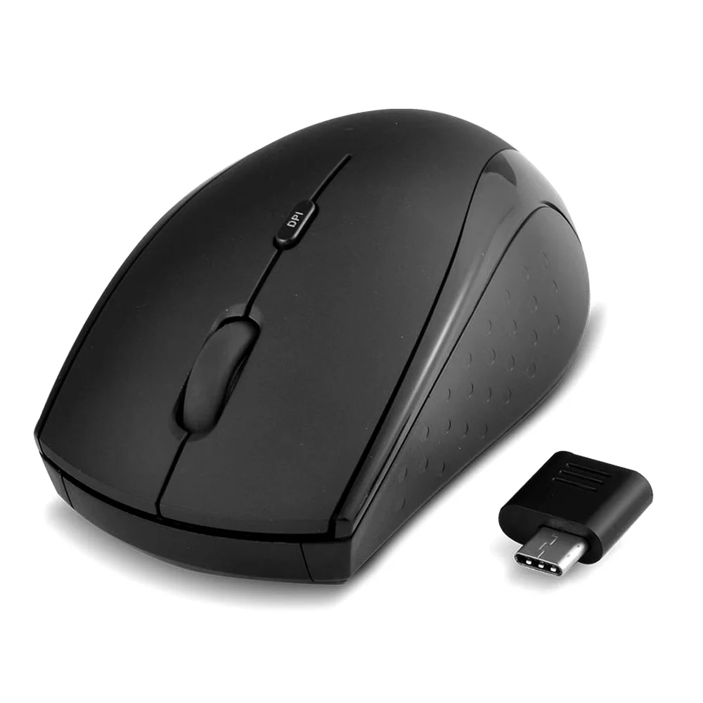 2,4G usb type C Беспроводная мышь 800/1200/1600 dpi мыши трекбол с USB-C тип-c приемник для Macbook Pro ноутбук ПК