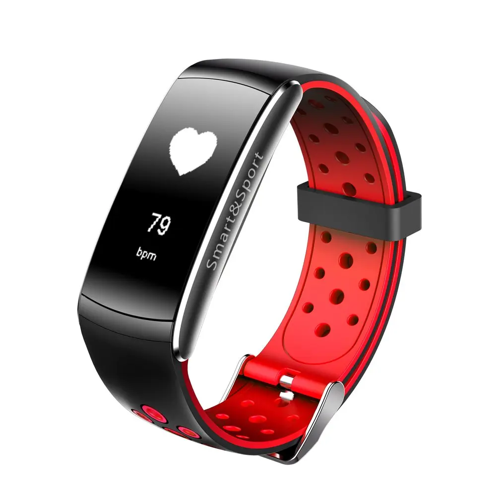 

Q8 Heart Rate Smart Watch Monitor Fitness Tracker Bluetooth Monitor Blood Pressure Blood Oxygen Measure Wristwatch