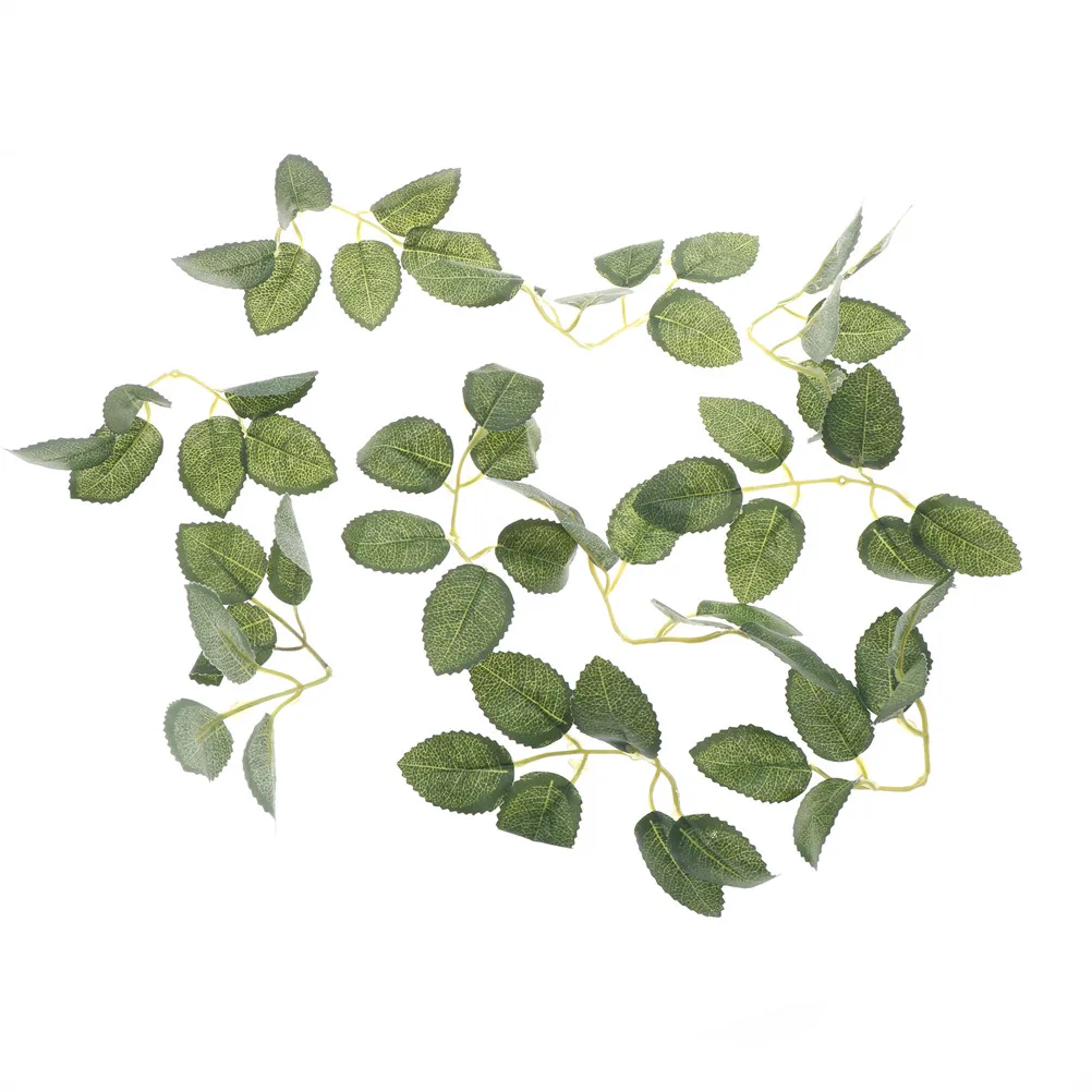 50PCS leaves Green Artificial Leaf Flower For Wedding Home Decoration Foliage DIY Scrapbooking Craft Fake Flower Wholesale