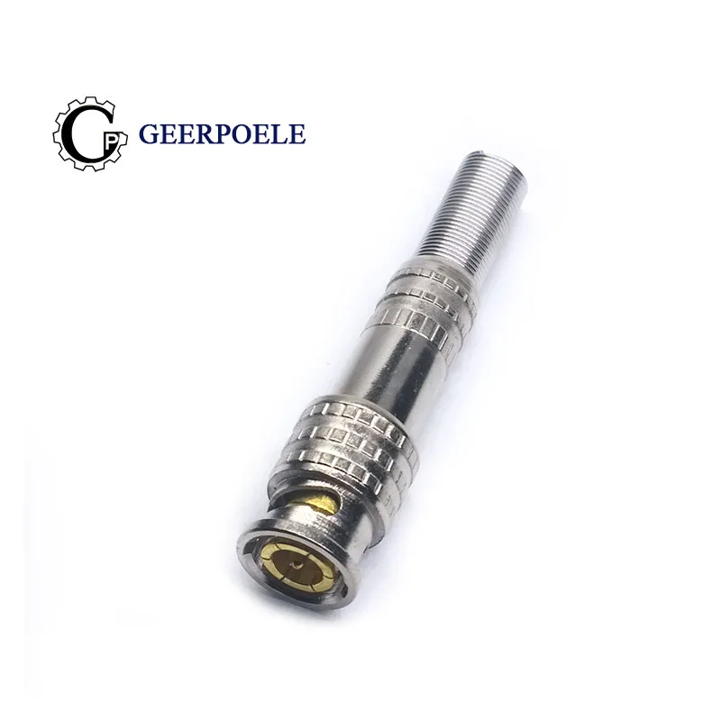 

2 pcs/lot BNC-5 Q9 Welding Free Monitoring Connectors Connector Electrical Plug Terminals For Cable Wire SDI