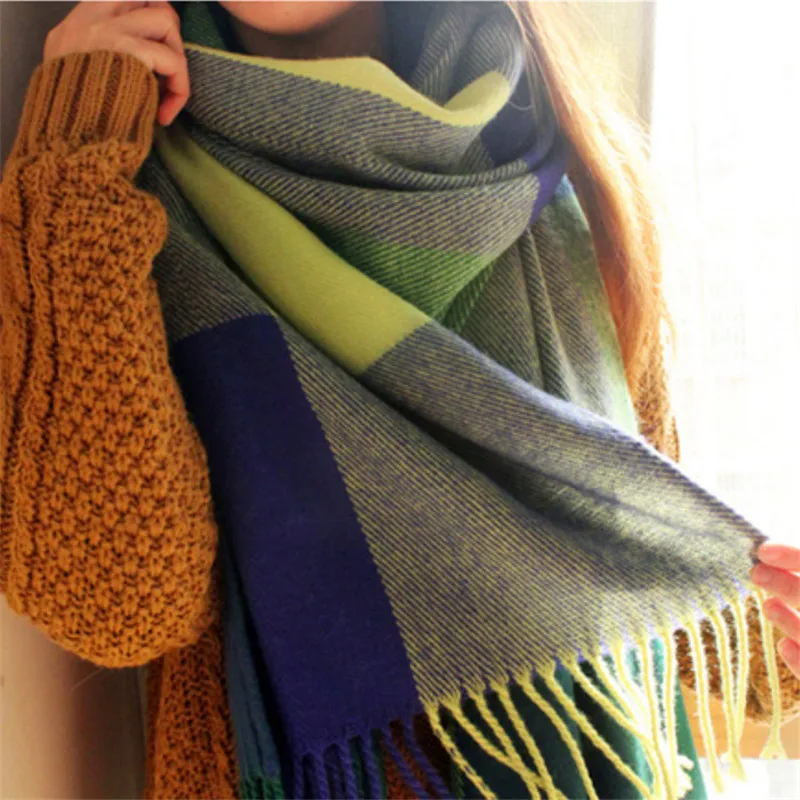 Winter-Scarf-Women-Men-Luxury-Brand-Designer-2018-Tartan-Cashmere-Winter-Warm-Square-Plaid-Wool-Shawl