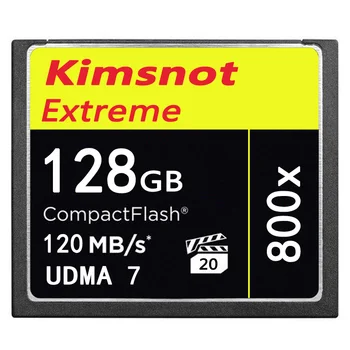 

Kimsnot Extreme 800x 32GB 64GB 128GB CF Card Memory Card CompactFlash High Speed Compact Flash Card 120MB/s UDMA7