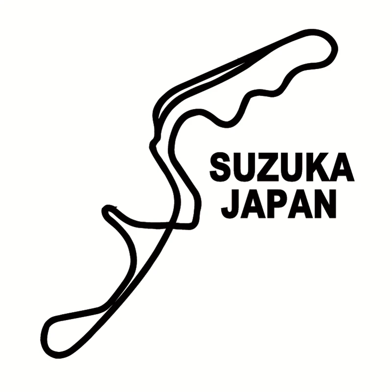 SUZUKA Япония стикеры GP DIY гоночная цепь автомобиля трек виниловые художественные