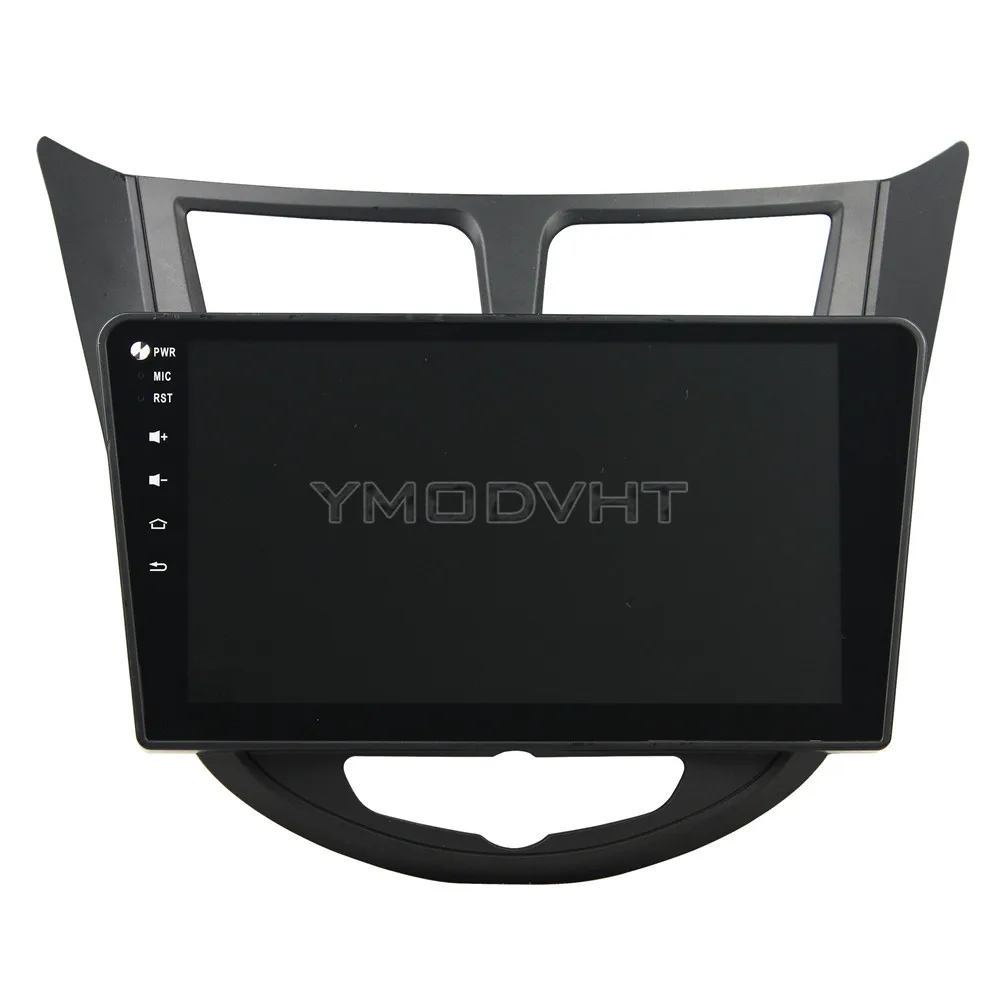 YMODVHT 10,1 дюймов Android 8,0 Восьмиядерный PX5 4 ГБ 32 ГБ Автомобильный dvd-плеер Радио Стерео gps для hyundai Verna/Accent/Solaris 2011 2012