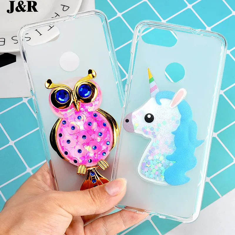 ZB570TL Case Silicone Cases For Asus Zenfone Max Plus m1 X018DC ZB570TL 3D Glitter Stars Dynamic Liquid Quicksand Phone Bags