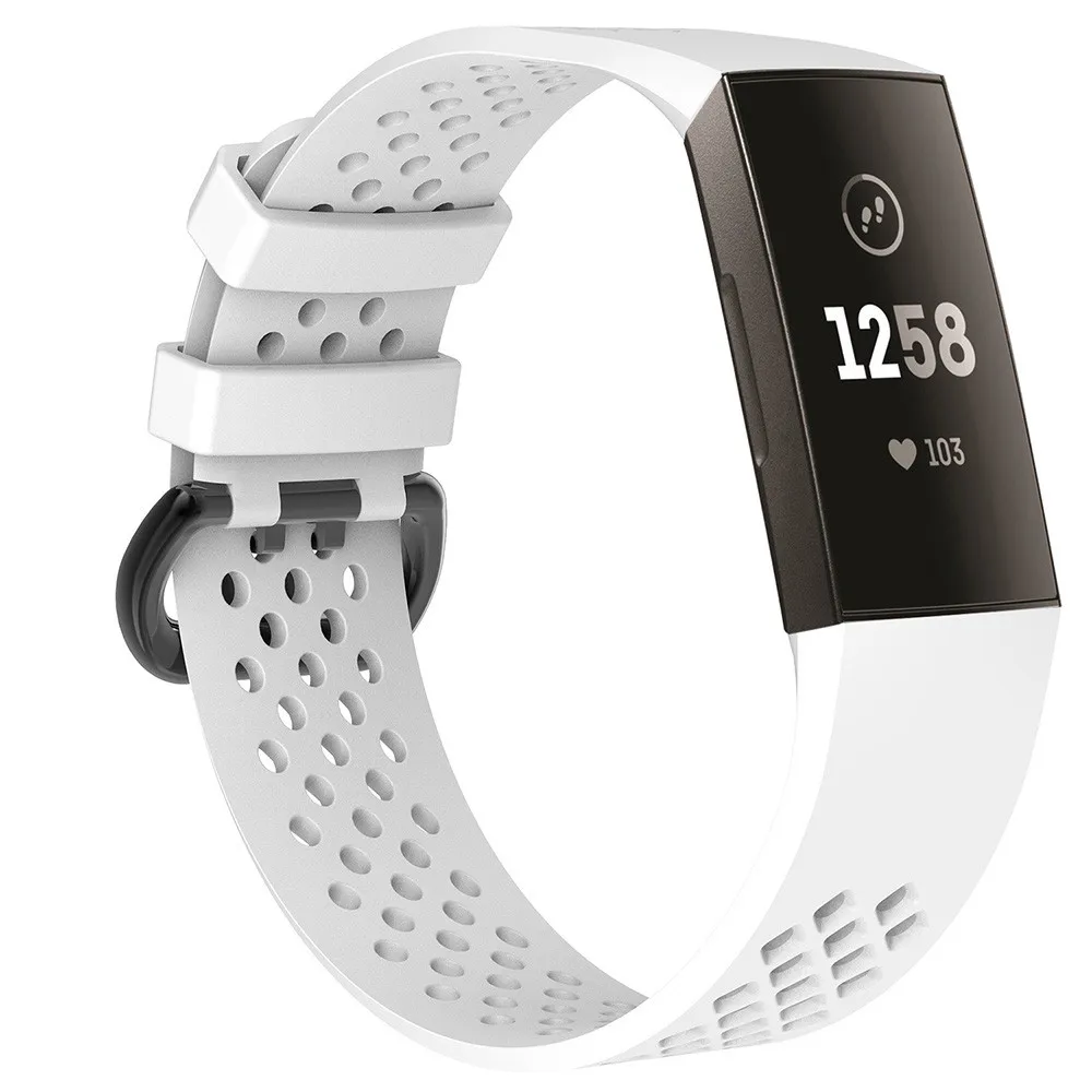 CARPRIE Bands Strap New Fashion Sports Breathable Silicone Bracelet Band For Fitbit Charge 3 8D1031 Dropship | Электроника