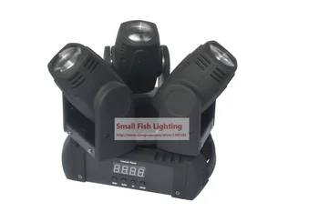 

Free Ship 2019 Led Beam Moving Head Light 3 Heads 3x10W Mini Wash Spot Beam Stage Lights Home Party Disco DJ Equipment Lighting