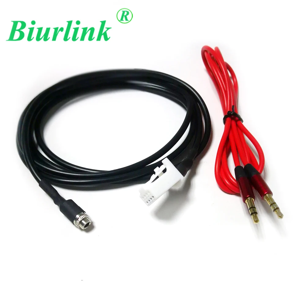 

BiurlinK 1.5 Meter (4.9 Feet) 3.5MM Extension Audio Cable with 8Pin CD Changer Port to AUX for Nissan Armada Qashqai Infiniti