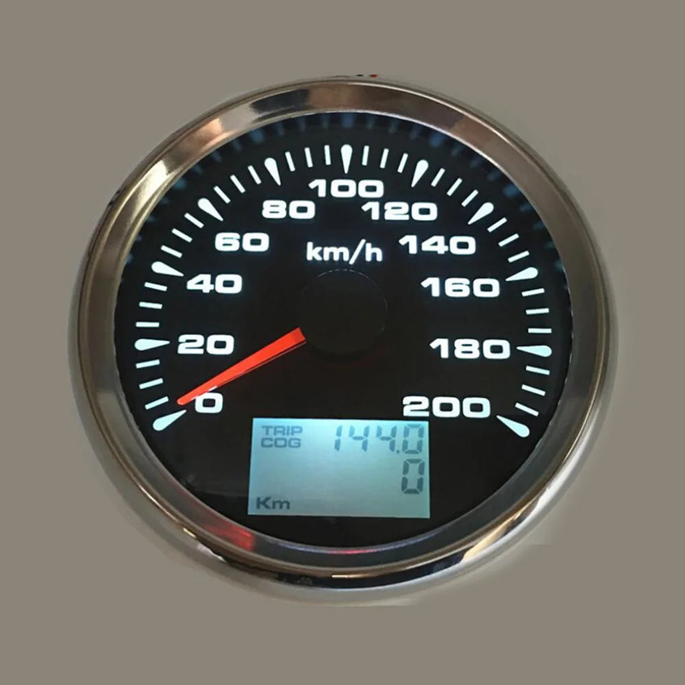 85 мм цифровой gps спидометр 120 км/ч 200 км/ч Автомобильный МОРСКОЙ лодочный Спидометр с 7 цветами подсветки для BMW e60 e46 Audi