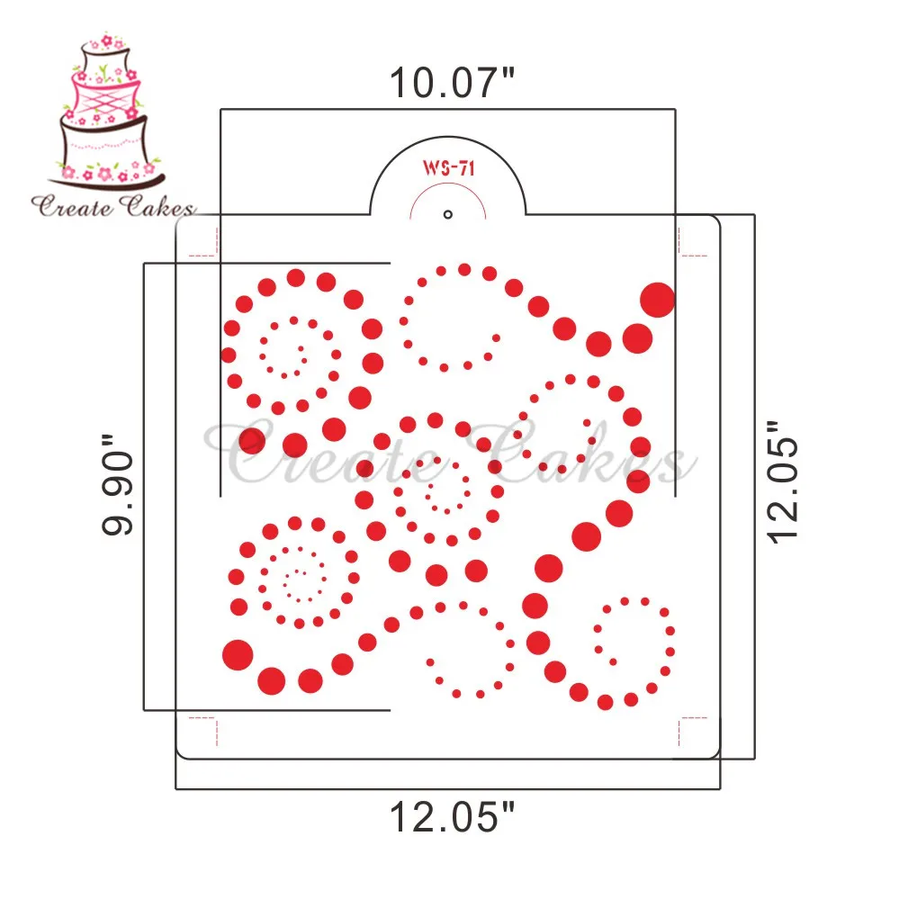 Трафарет для Diy скрапбукинга настенный трафарет пластиковый трафарет для Настенная Наклейка стена Кондитерские инструменты для украшения торта инструмент для украшения