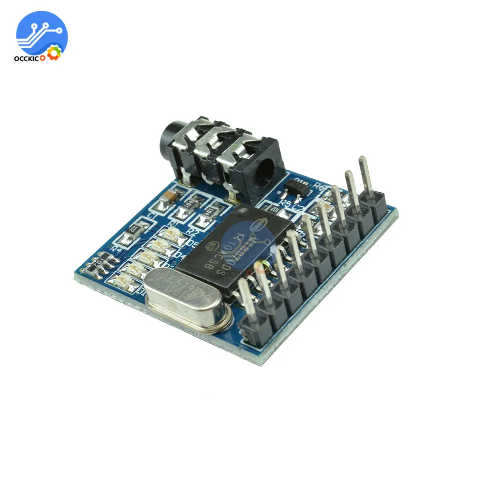 MT8870 DTMF голосовое аудио декодирование модуль для Arduino телефонный модуль с светодиодный индикацией состояния голосовые декодеры
