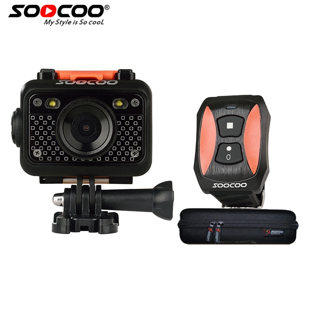 

RU Local Delivery SOOCOO S60B 1080P Sports Action Camera Waterproof 30m Wifi Full HD 170 Degree Lens with Remote Control