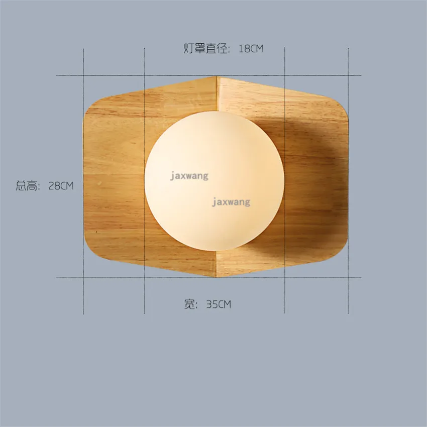 Современные настенная деревянная лампа Лофт чтение гостиная проход подсветка стен в коридоре Декор спальня прикроватной тумбочке Wandlamp дома обеденная офисные - Цвет абажура: A