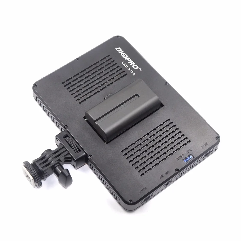  High Performance Ultra Thin 320 LED Camera Video Light 3200K-5600K+F550 Battery&Charger DSLR Camera - 32800474541