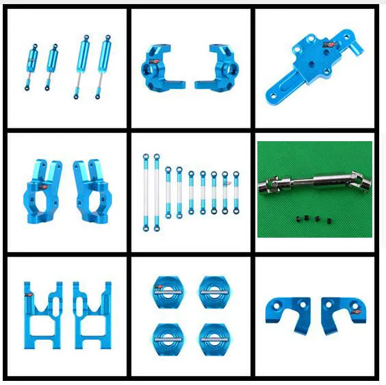 Wltoys 12428 12423 12628 FY-03 RC автомобиль обновления металлические детали полный набор