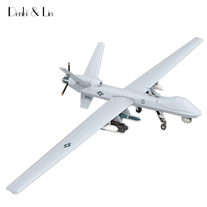 

1:32 DIY General Atomics MQ-9 Reaper Reconnaissance Aircraft Plane Aircraft Paper Model Assemble Denki & Lin Puzzle Game DIY Toy