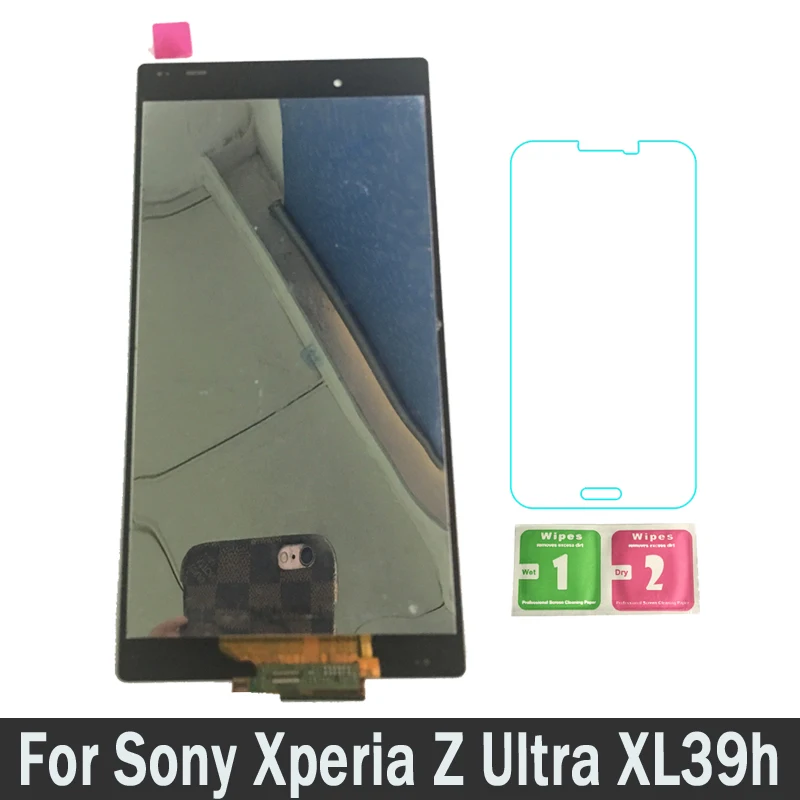 

LCDs For Sony Xperia Z Ultra XL39h XL39 C6802 C6806 C6833 LCD Display Touch Screen Digitizer Replacement Assembly High Quality