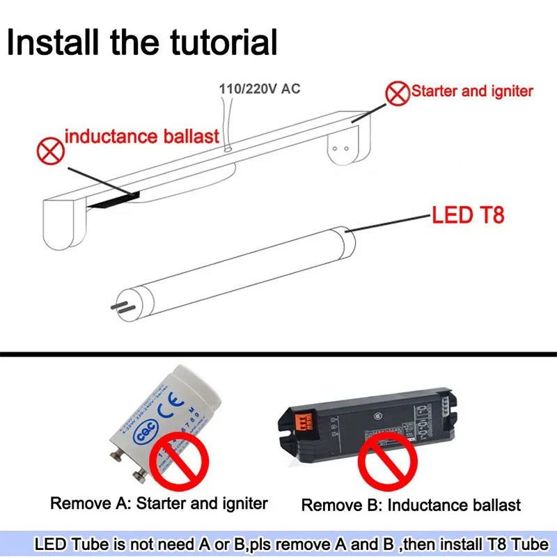 Luckyled бренд светодиодные лампы трубки 9 Вт T8 600 мм 2835smd AC 220 В Интегрированный свет