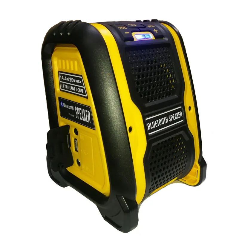 Часть инструмента Bluetooth Динамик MP3 плеер громкий Динамик Усилитель 15 Вт для DeWalt Makita Милуоки Bosch 18V 20V ионно-литиевая Батарея