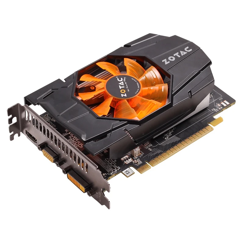 Видеокарта ZOTAC GeForce GTX 650 1 ГБ 128 бит GDDR5 видеокарты для nVIDIA GTX650 1 ГБ интернет издание GTX650 1GD5 Hdmi Dvi VGA