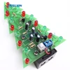 Kit de bricolage arbres de noël, Circuit LED, Module de carte PCB électronique, Flash rouge vert, décoration de vacances ► Photo 3/5