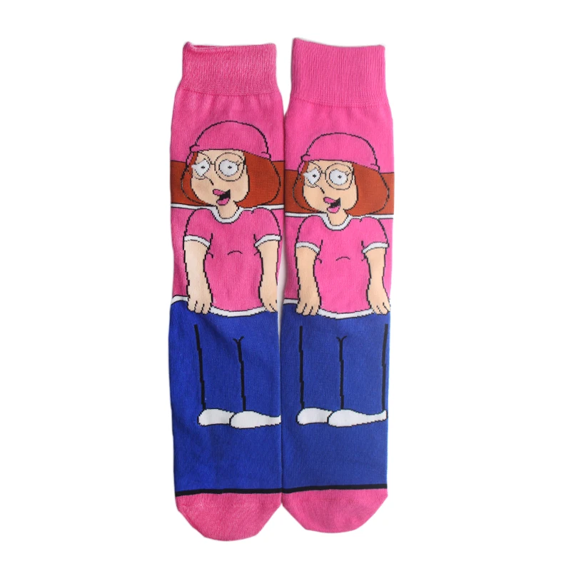 P3872 1 Pair Fashion Personalised Socks Family Guy Funy Happy Unisex Socks