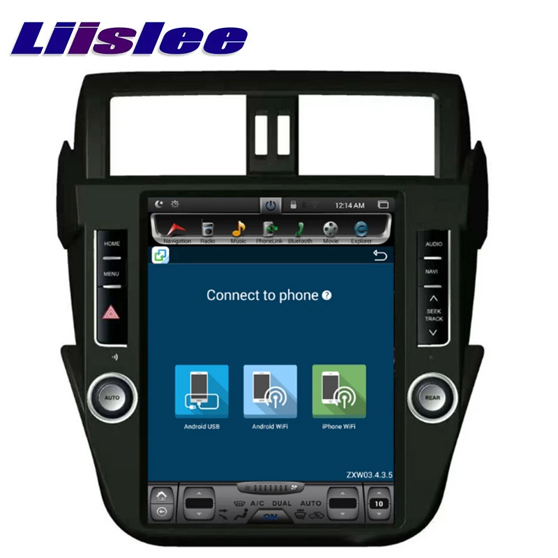 Sale LiisLee Car Multimedia GPS Audio Radio Stereo For TOYOTA Land Cruiser Prado J150 LC150 2014~2017 Original Style Navigation NAVI 3