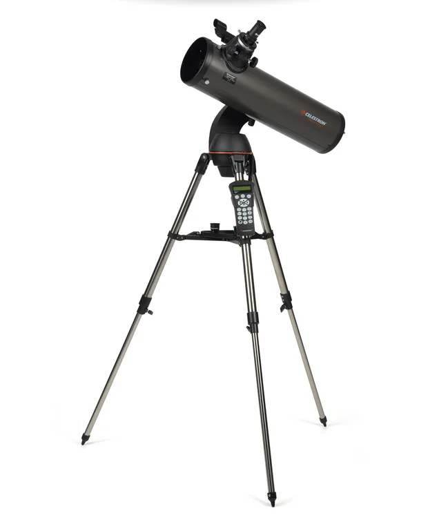 Компьютерный телескоп Celestron-NexStar 130SLT-Компактный и портативный-астрономический зеркальный оптический телескоп Newton