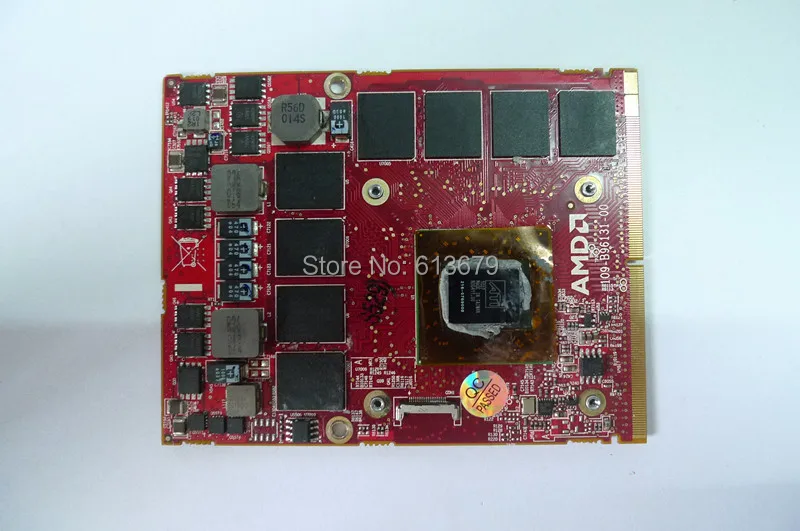 Для Dell Alienware HD5870 0rv546 RV546 ATI 216 0769008 MXM 3 0 DDR5 1 ГБ видеокарты VGA Видеокарта M17X