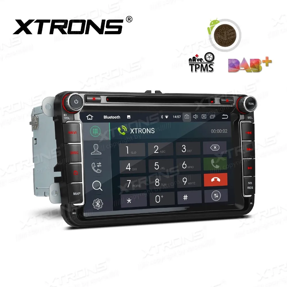 Perfect XTRONS 8" Android 8.1 Car DVD Player RDS Radio WIFI GPS for Volkswagen vw Beetle Bora Caddy Passat CC Sharan T5 Multivan Touran 1