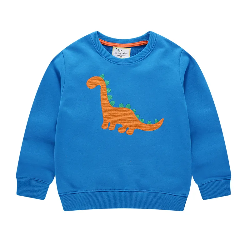 

2019 Fashion Long Sleeve Autumn Spring T shirt For kids baby girls Boy cartoon Dinosaur Sweatshirt t shirt 2-7 years clothes