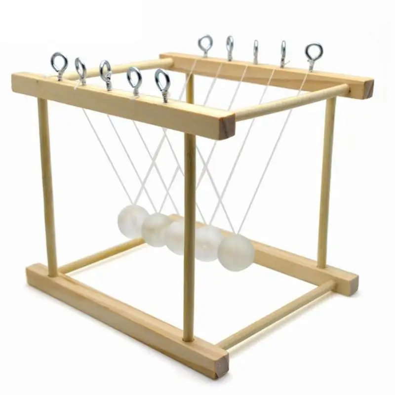DIY Newtons Pendulum Balance Balls Physics Science Cradle Educational