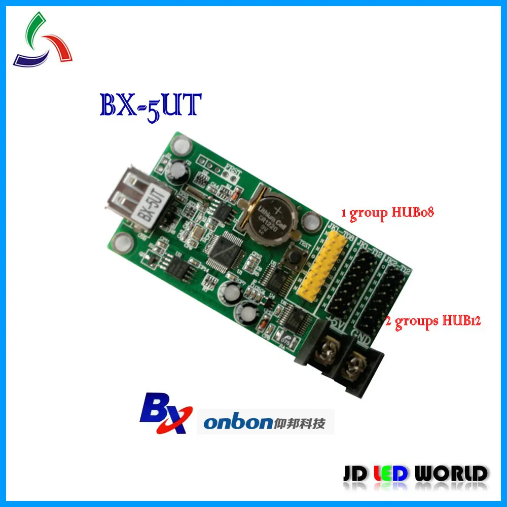 BX-5UT контроллер светодиодного знака P6, P7.62, P10, P16, P20, F3.0, F3.75, F5.0 одиночный и двойной цвет контроллер светодиодного знака