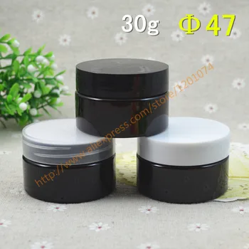 

30 grams brown PET Jar, 30ml Pill Container Plastic Medicine Box with Black/white/clear Cover,30g Food Grade Material PET Jar