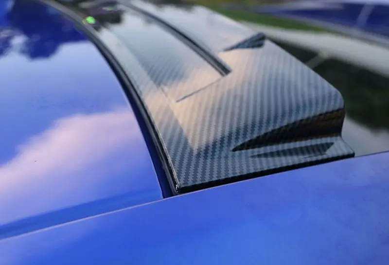Для Honda Accord, спойлер на крышу, высокое качество, абс материал, Водная передача, псевдо углеродное волокно, черный спойлер на крышу