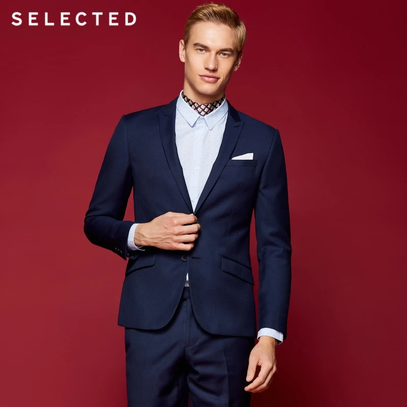 Отборные мужские деловые костюмы Slim Fit блейзеры T | 41815X501